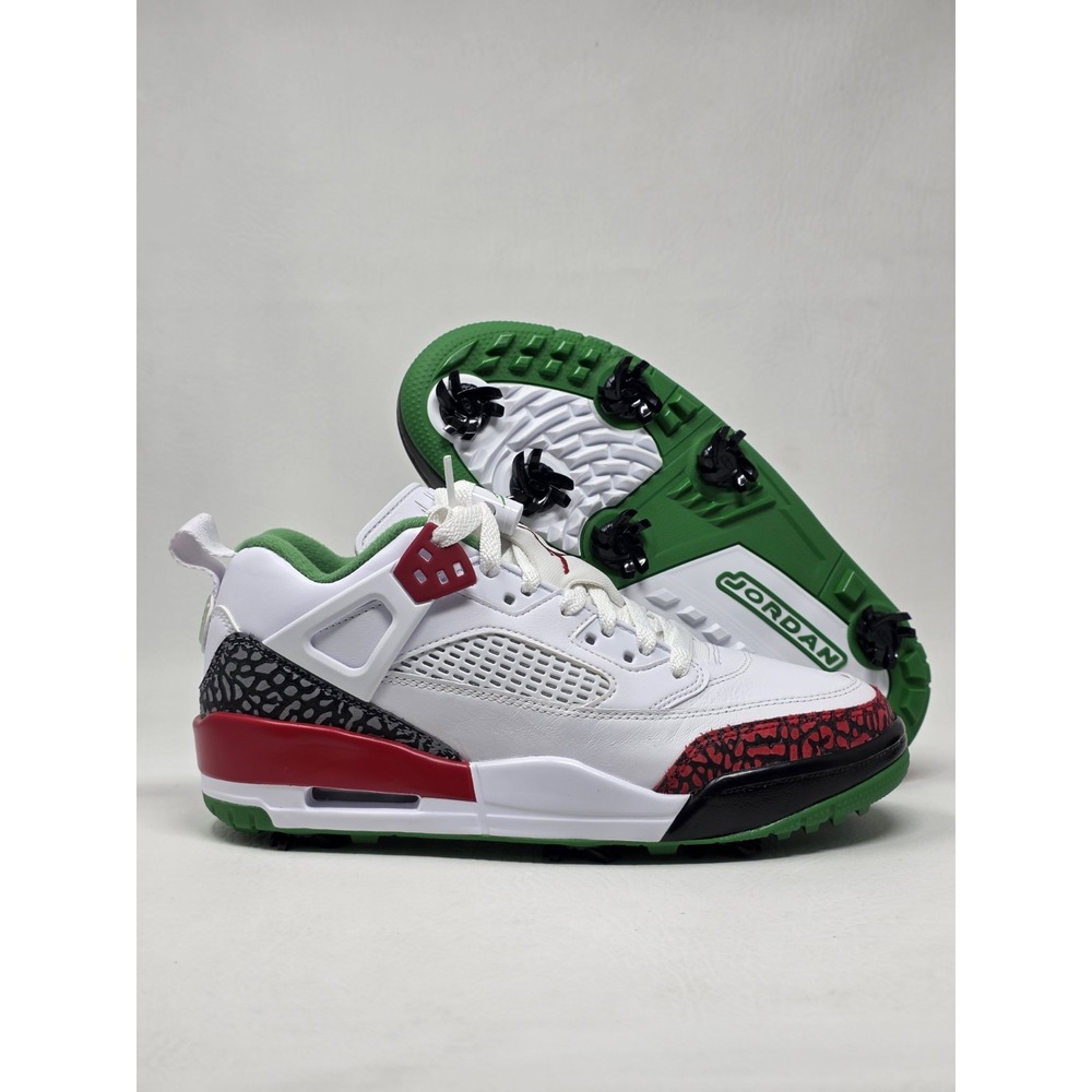 Air Jordan Spizike Low Golf OG White Varsity Red Mens Size 5 HQ4365-100 New